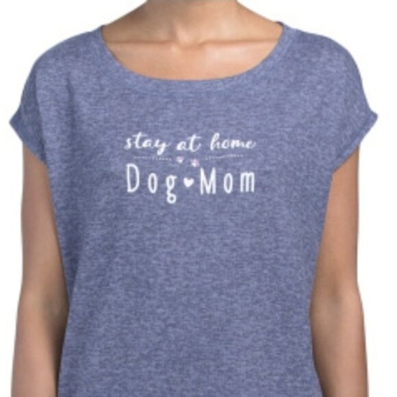 💕LAURA ASHLEY💕 Stay at Home Dog Mom PJ Set - Picture 2 of 16